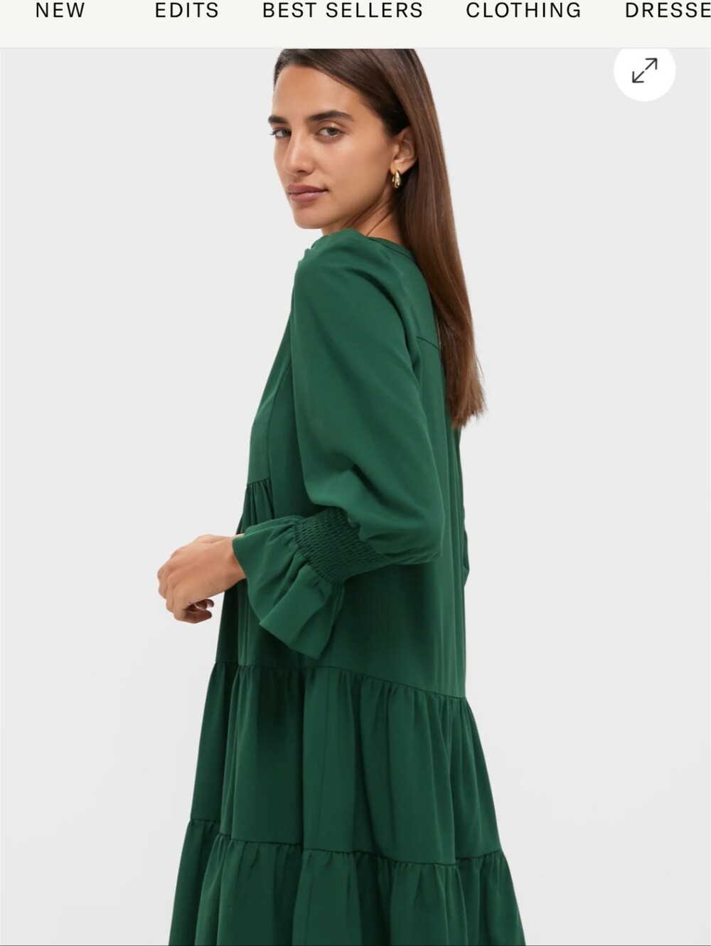 Pomander Place Emerald Hunter Kenzo Green Dress - Picture 6 of 7